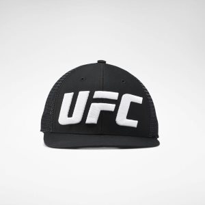 Reebok UFC Logo Trucker Mütze Damen - Schwarz - DE 914-UMW